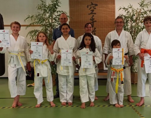 Kinder-Kyu-Prüfung Karate
